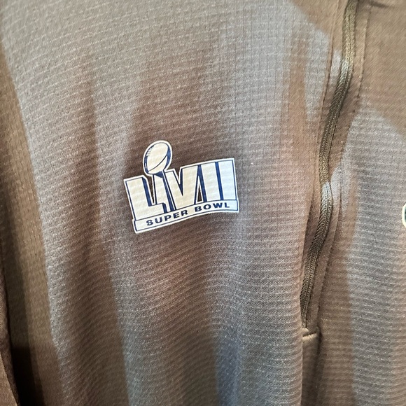 Nike NFL Eagle quarter zip Super Bowl Sweatshirt XXL - Picture 2 of 6